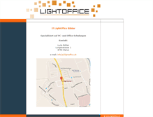 Tablet Screenshot of lightoffice.ch
